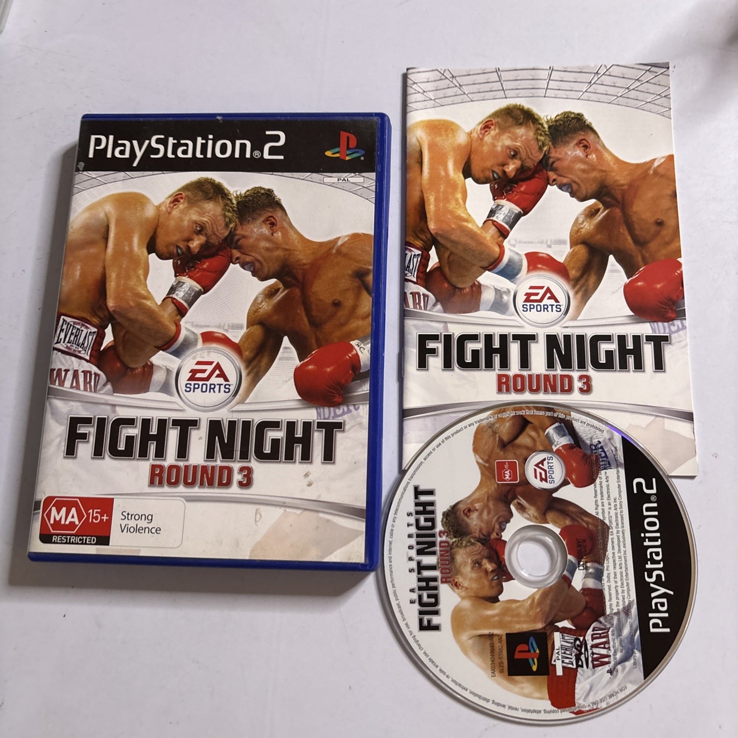 Fight Night Round 3 - PlayStation 2 - PS2 Game w/Manual Boxing PAL
