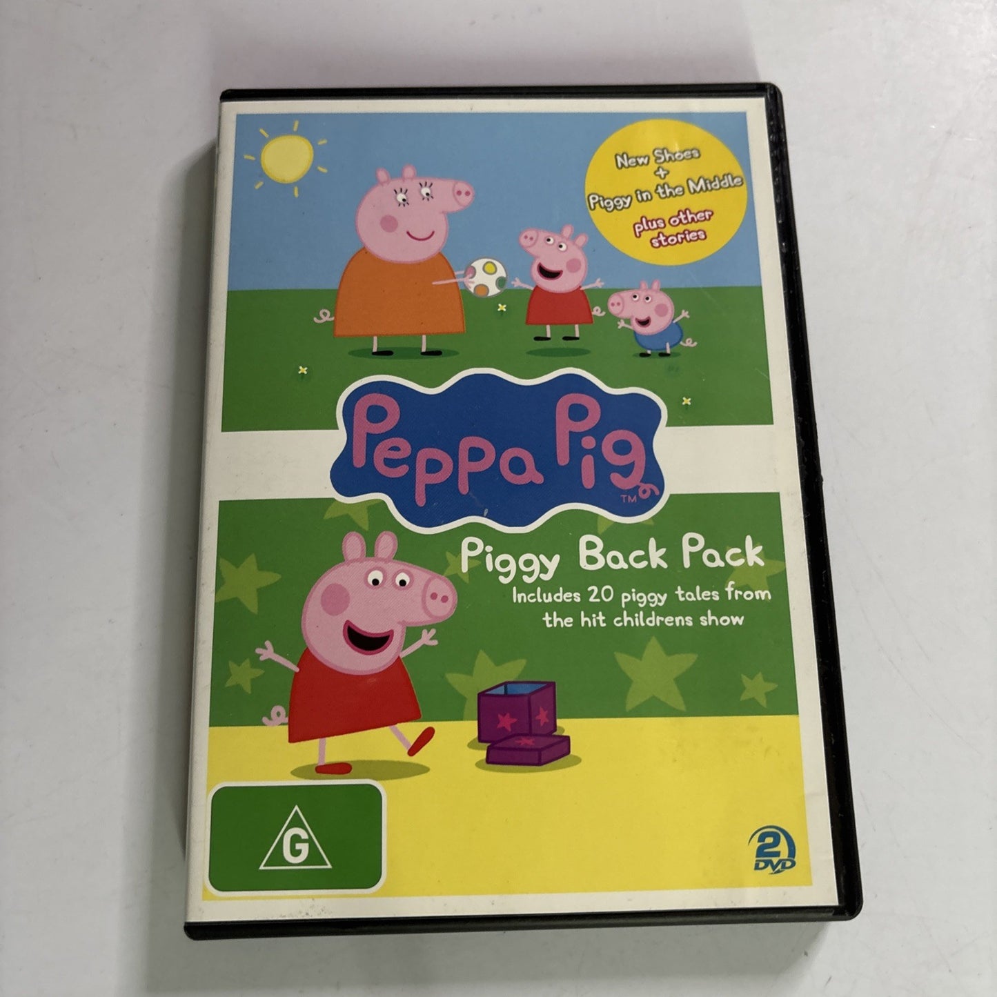 Peppa Pig - New Shoes / Piggy In The Middle (DVD, 2004) Region 4