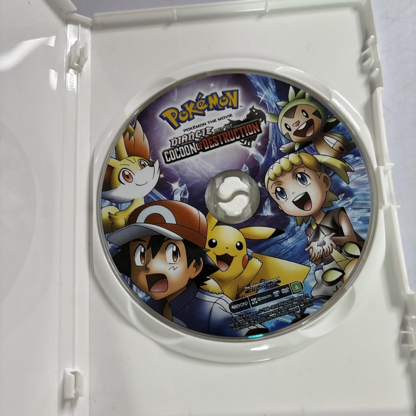 Pokemon the Movie - Diancie and the Cocoon of Destruction (DVD, 2014) Region 4