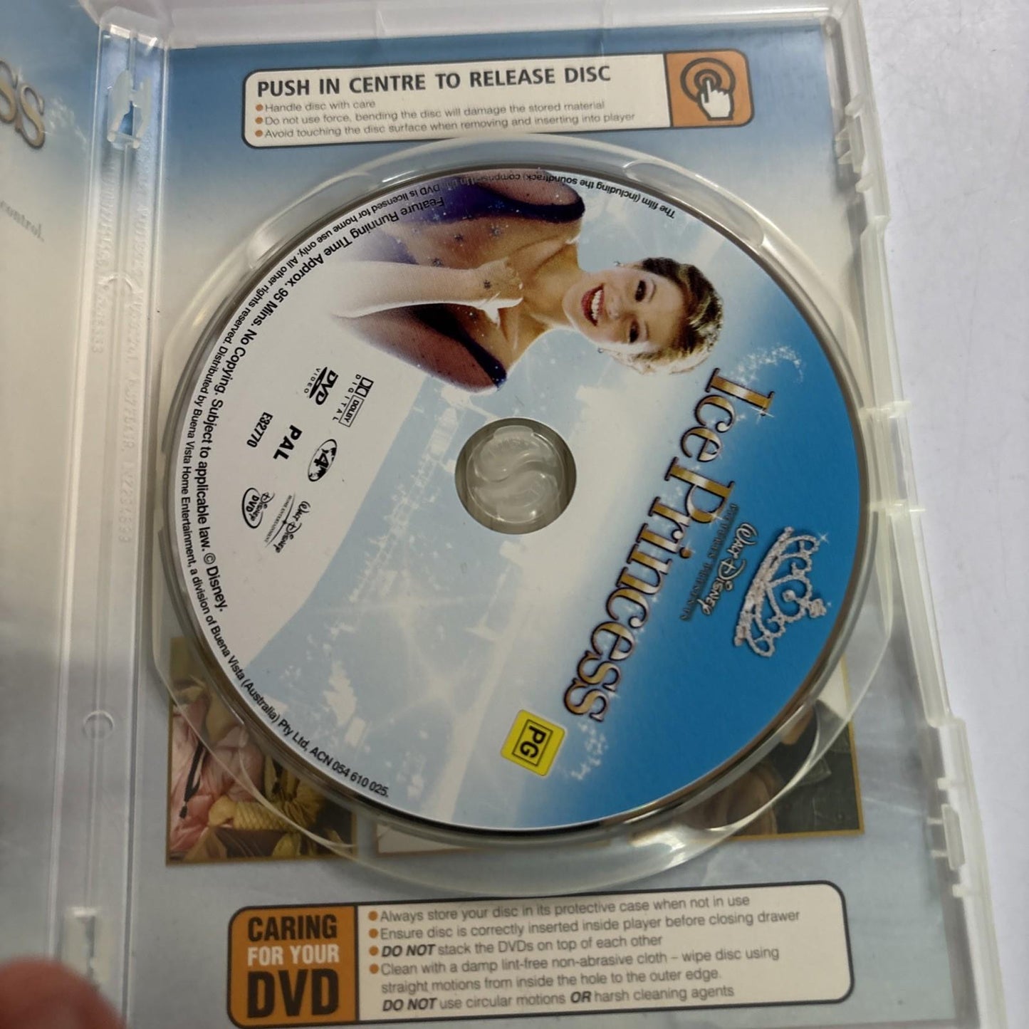 Ice Princess (DVD, 2005) Casey Carlyle Disney Region 4