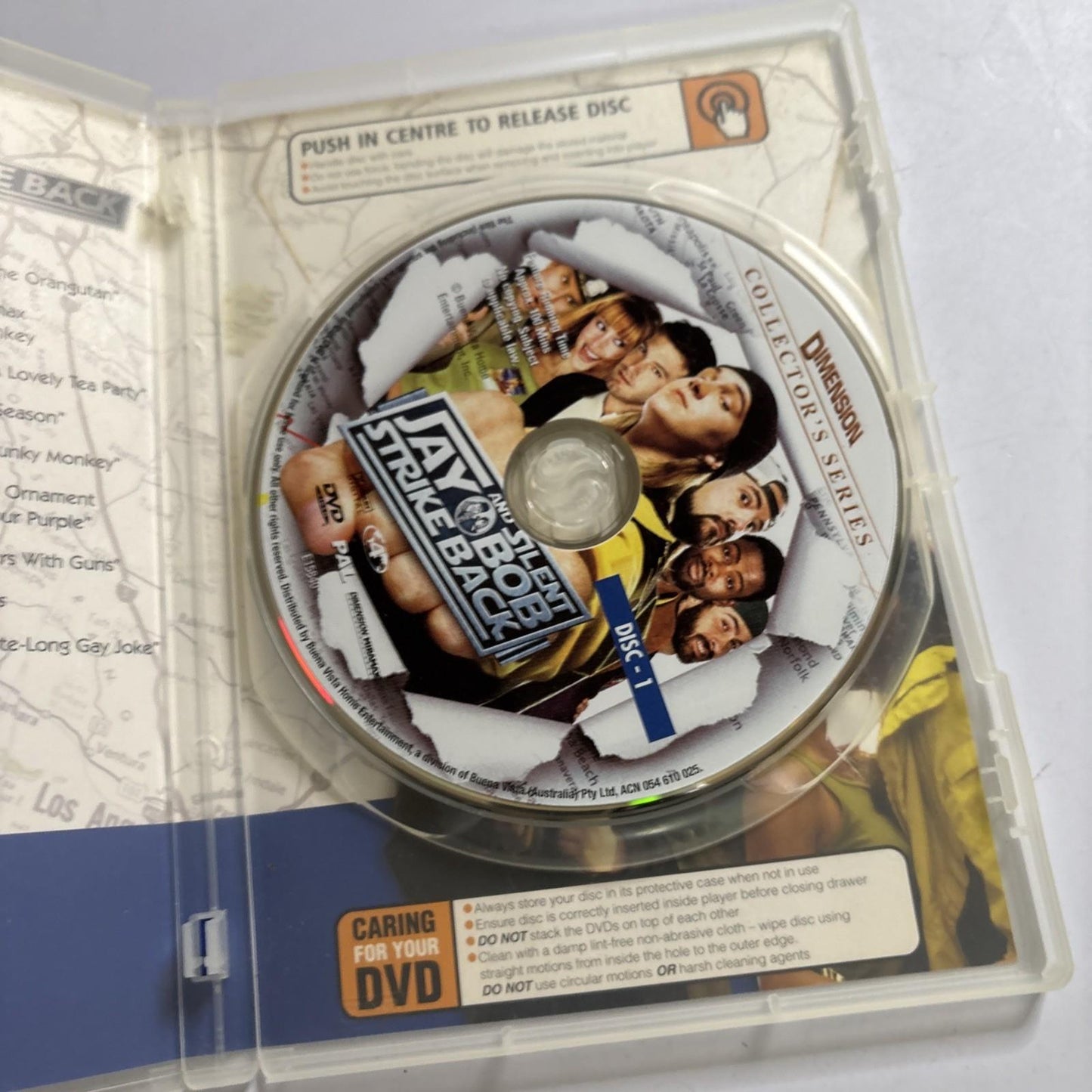 Jay and Silent Bob Strike Back (DVD, 2001) Ben Affleck Region 4