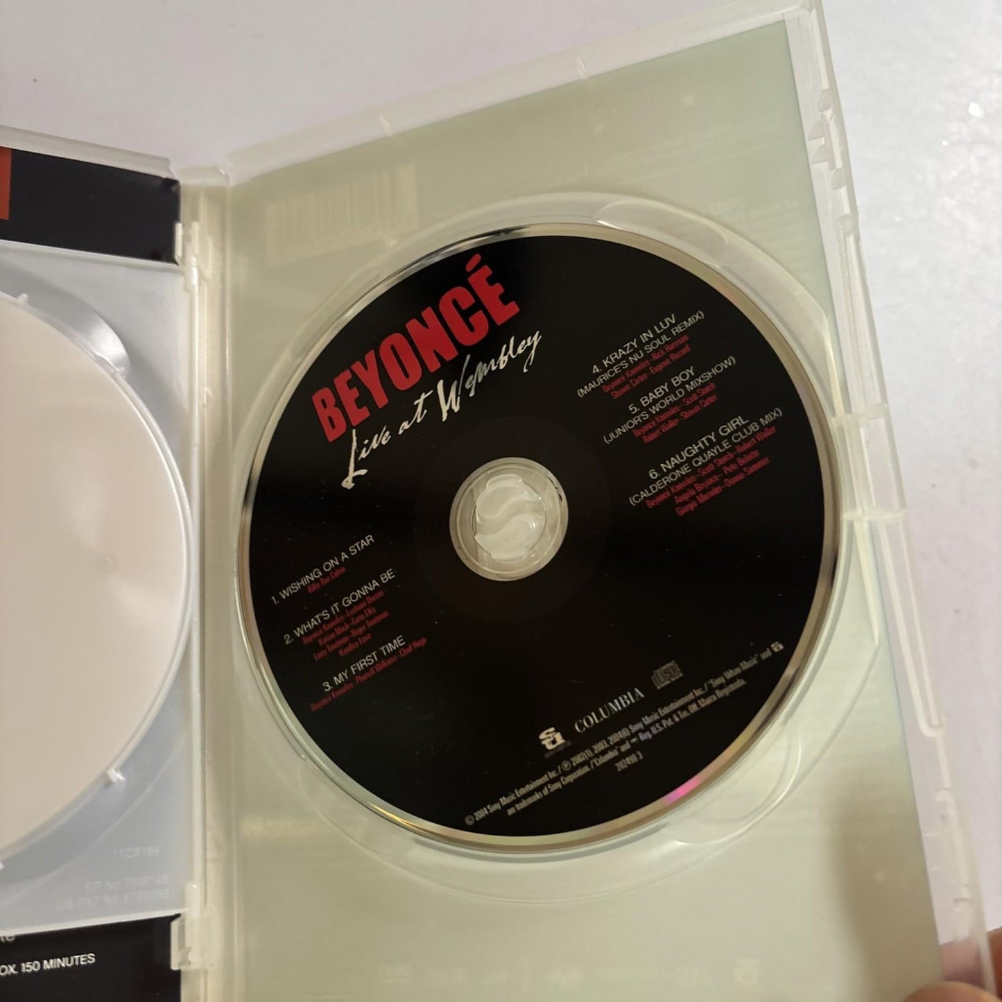 Beyonce - Live At Wembley (DVD + CD, 2003) All Regions