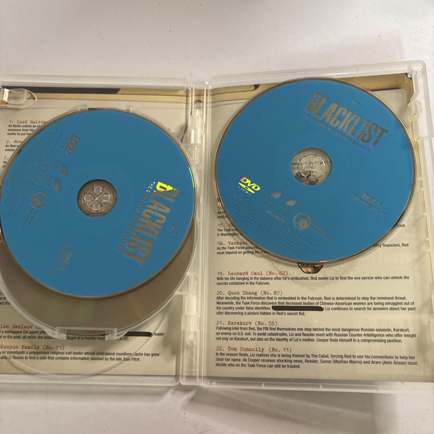 The Blacklist : Season 2 (DVD, 2014) James Spader Region 4,2