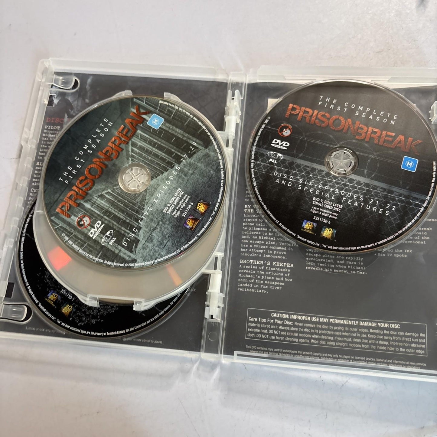 Prison Break : Season 1 (DVD, 2005) Region 4