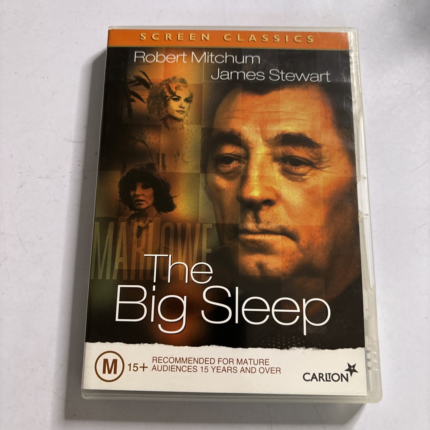 The Big Sleep (DVD, 1978) Robert Mitchum, James Stewart Region 4 NEW