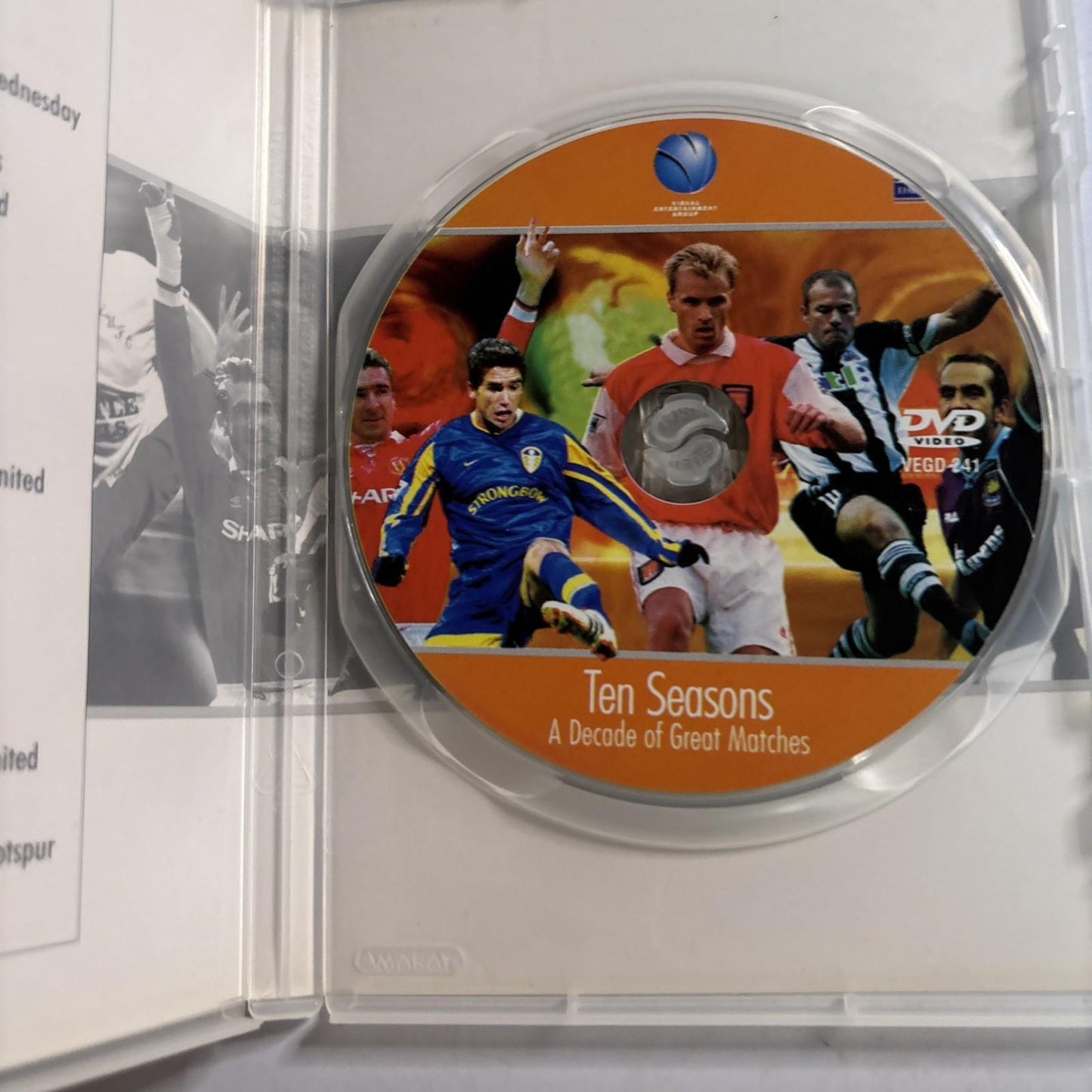 EPL: Ten Seasons - A Decade of Great Matches (DVD, 2003) All Regions