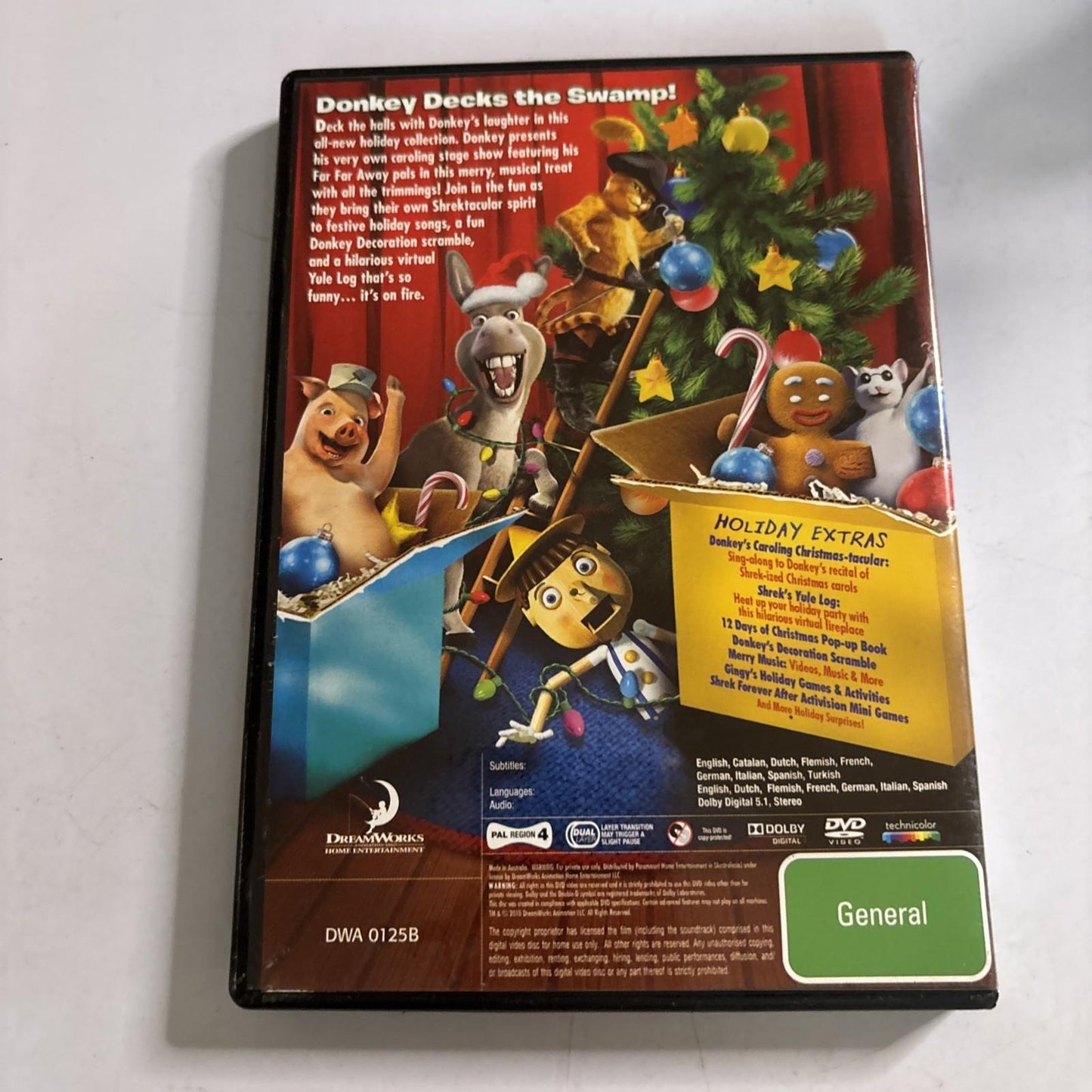 Donkey's Christmas Shrektacular (DVD, 2010) Region 4 NEW