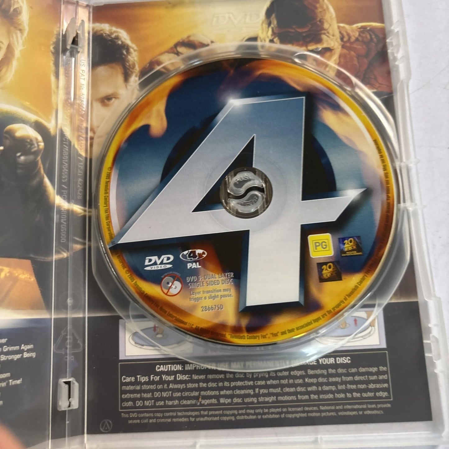 Fantastic Four (DVD, 2005) Jessica Alba Region 4