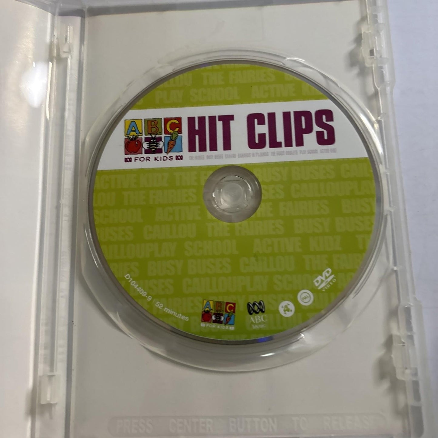 ABC for Kids - Hit Clips (DVD, 2004) Region 4