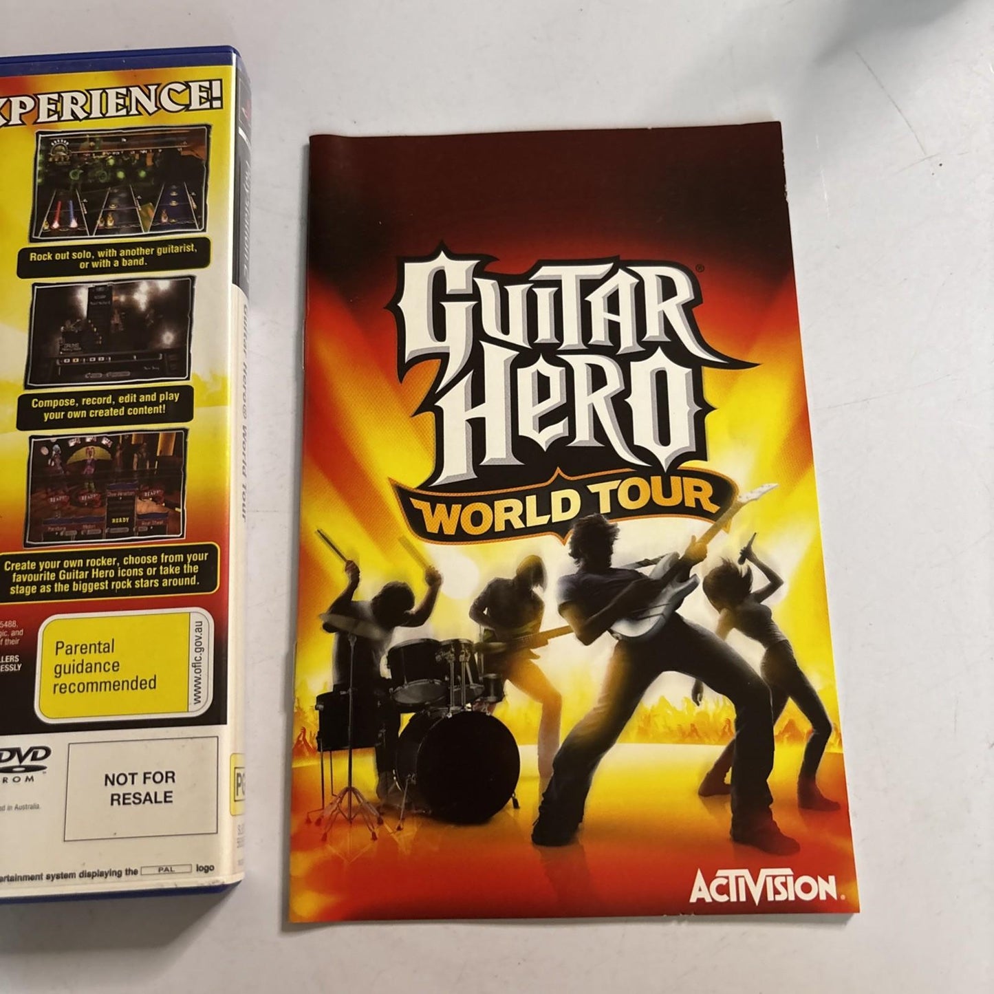 Guitar Hero - World Tour Sony Playstation 2 PS2 Manual PAL