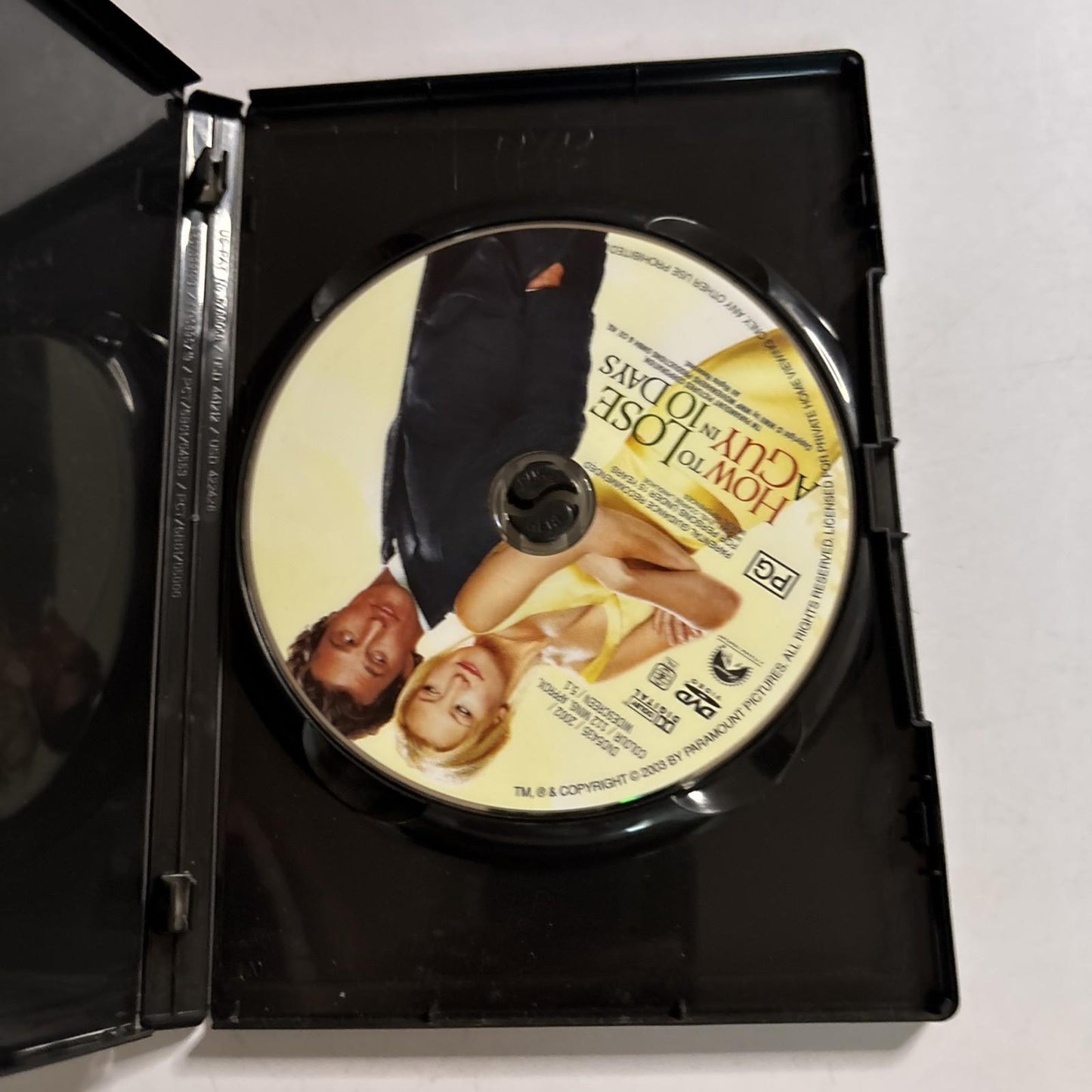 How to Lose a Guy in 10 Days (DVD, 2002) Matthew McConaughey, Region 4