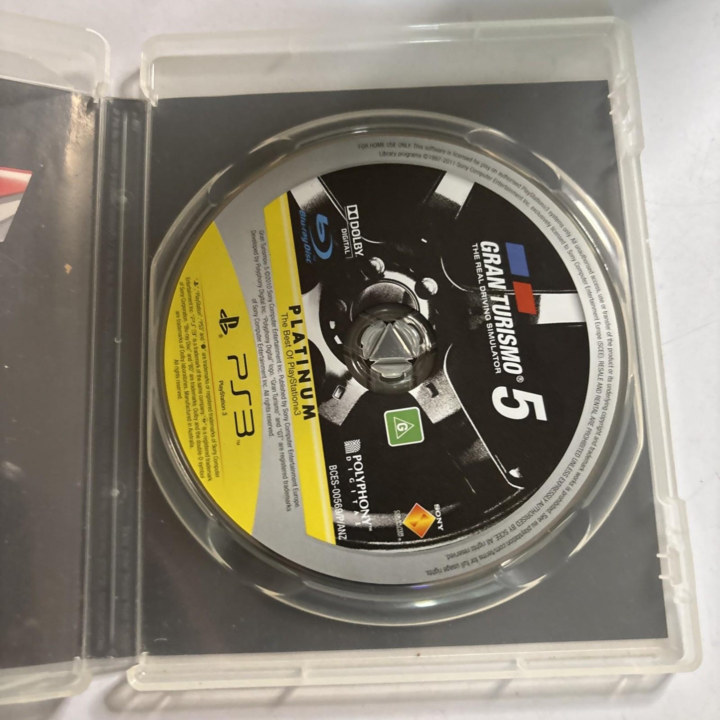 Gran Turismo 5 (Sony Playstation 3 PS3, 2010)