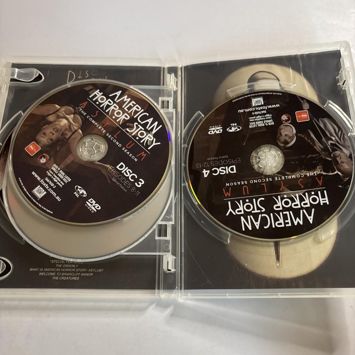 American Horror Story : Season 2 (DVD, 2012) Region 4