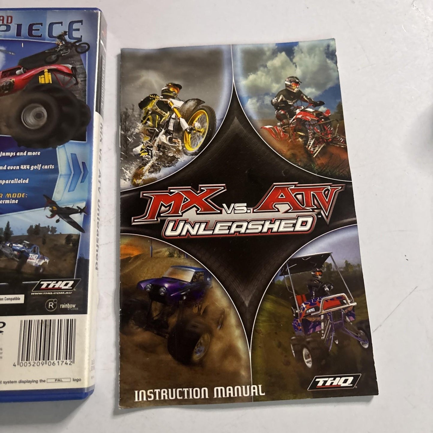 MX vs. ATV Unleashed Sony Playstation 2 PS2 PAL Game + Manual Included