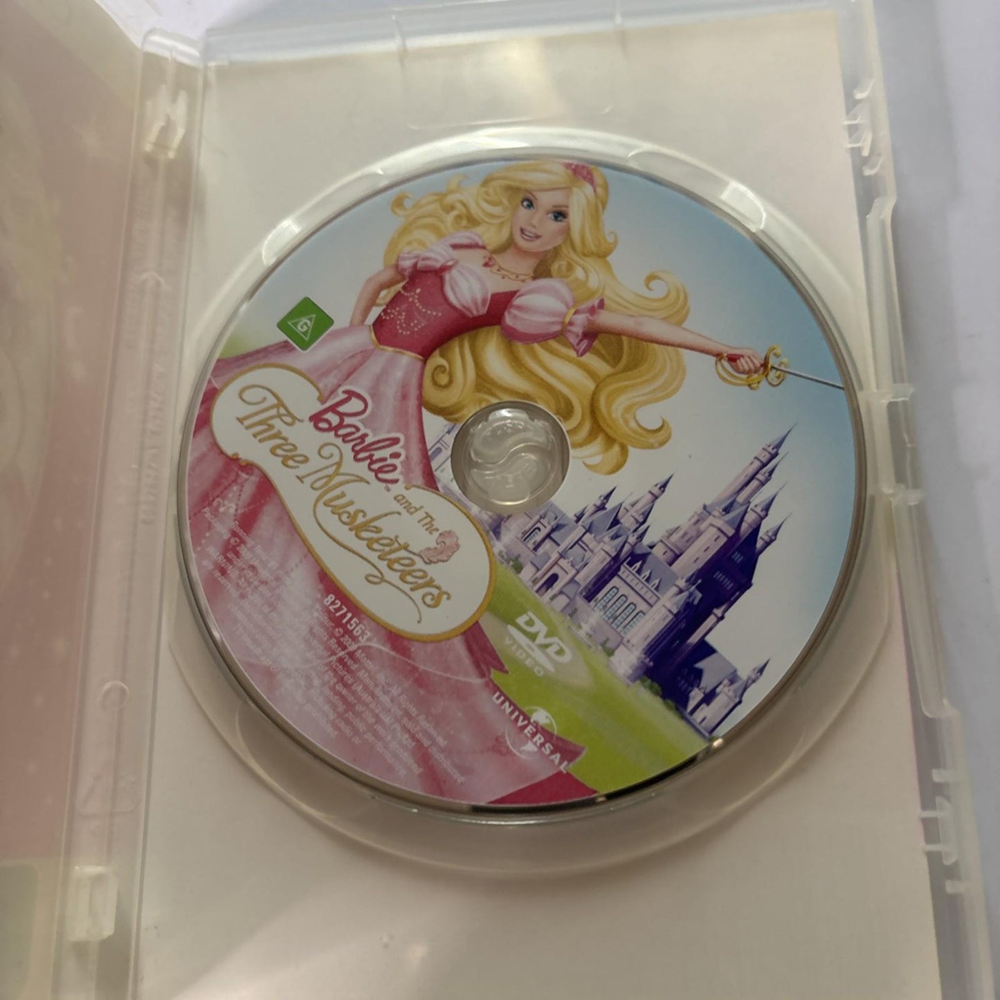 Barbie and the Three Musketeers (DVD, 2009) Region 4,2