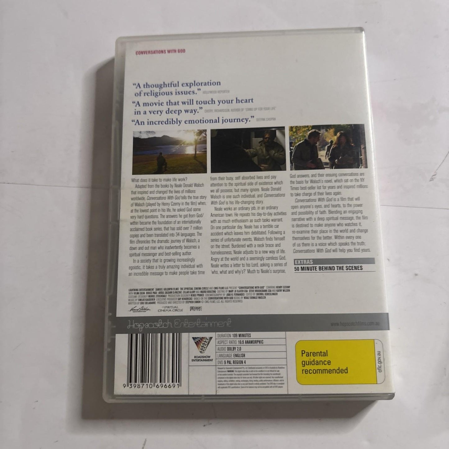 Conversations with God (DVD, 2006) Neale Donald Walsch Region 4 NEW