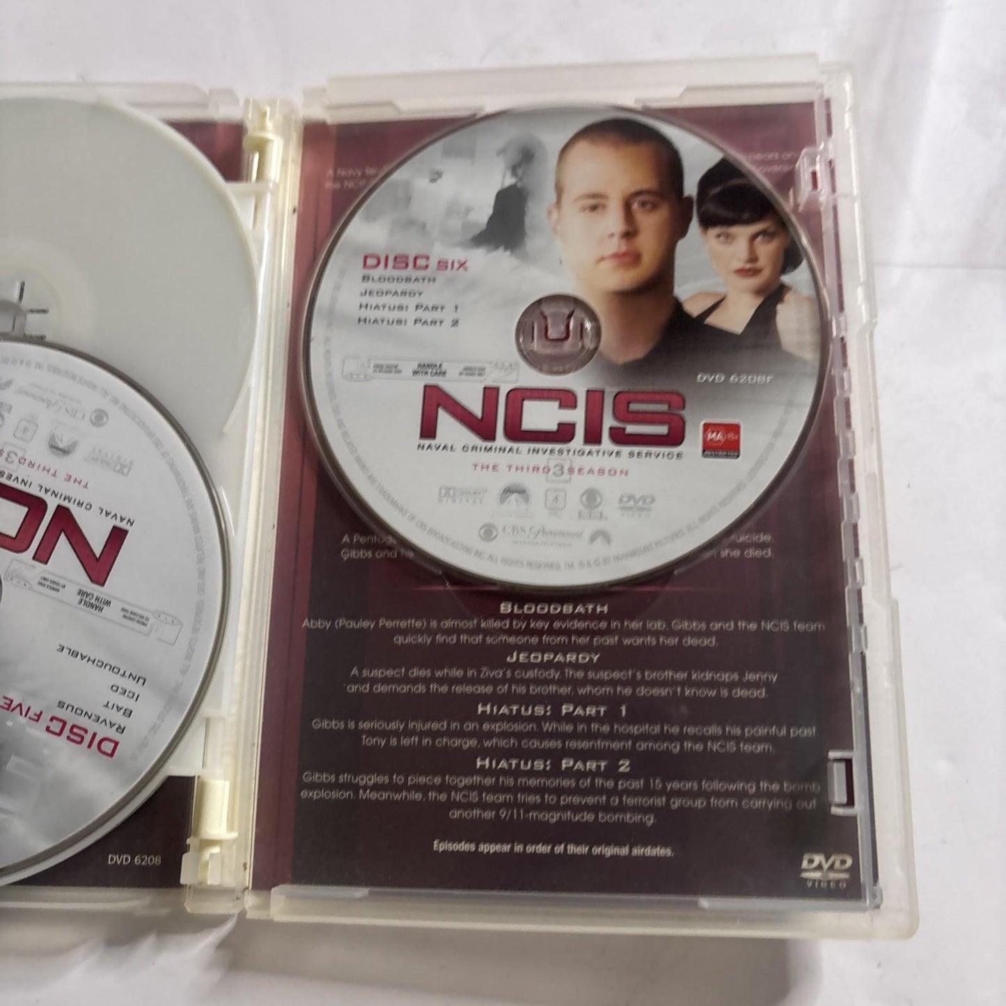 NCIS : Season 3 (DVD, 2005) Region 4