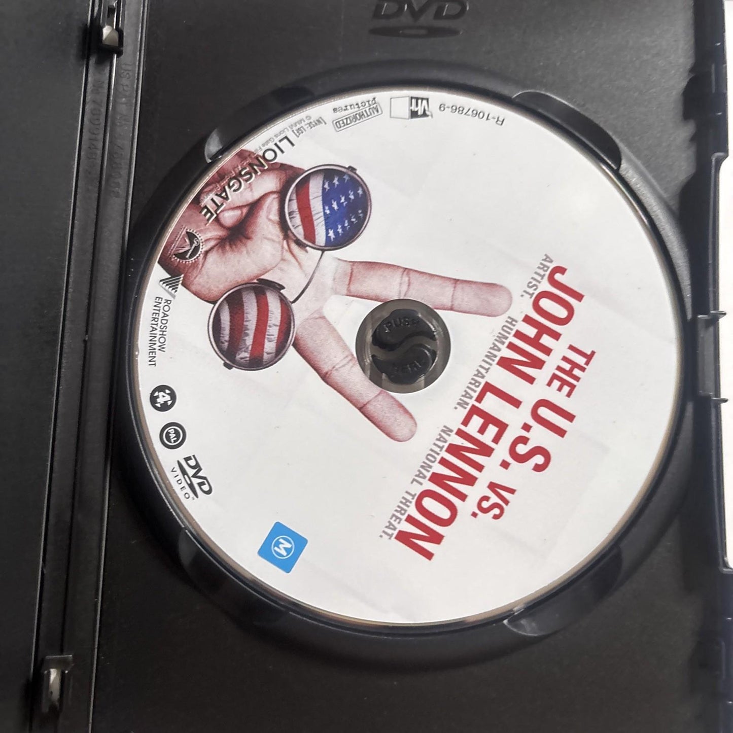 The U.S. vs. John Lennon (DVD, 2006) Region 4