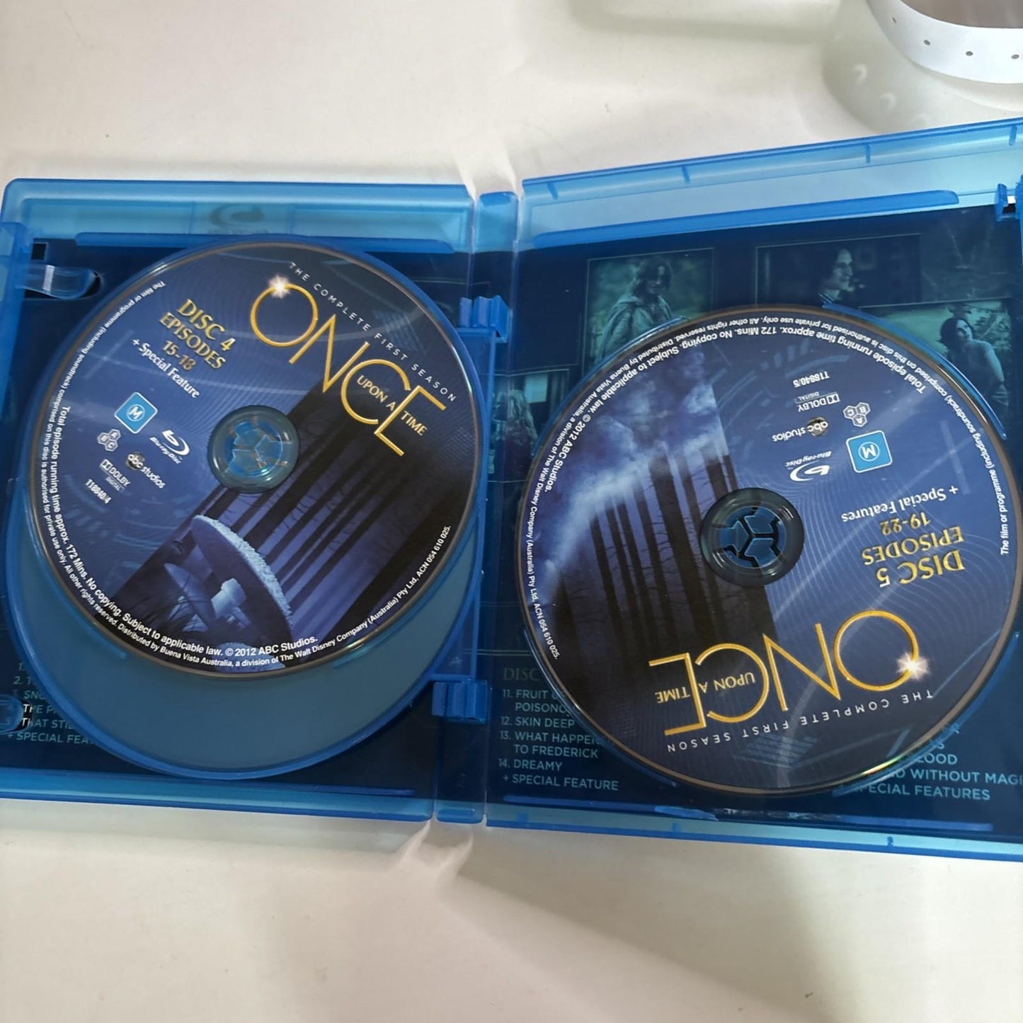 Once Upon a Time : Season 1 (Blu-ray, 2011) All Regions