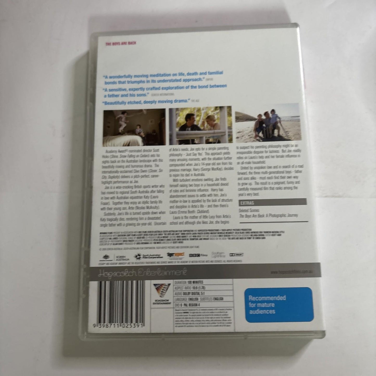 The Boys Are Back (DVD, 2009) Clive Owen Region 4 NEW