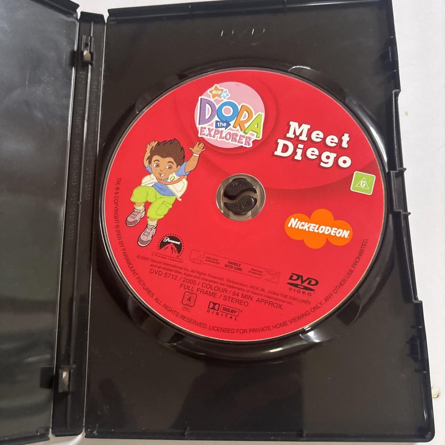 Dora the Explorer - Meets Diego (DVD, 2000) Region 4