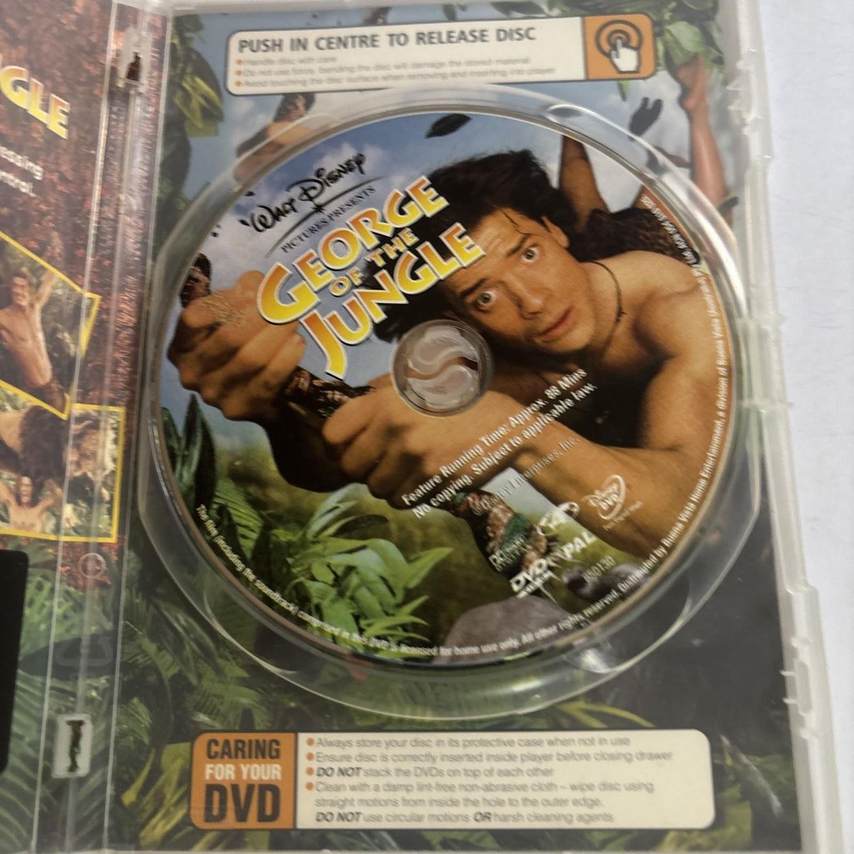 George Of The Jungle (DVD, 1997) Brendan Fraser Region 4