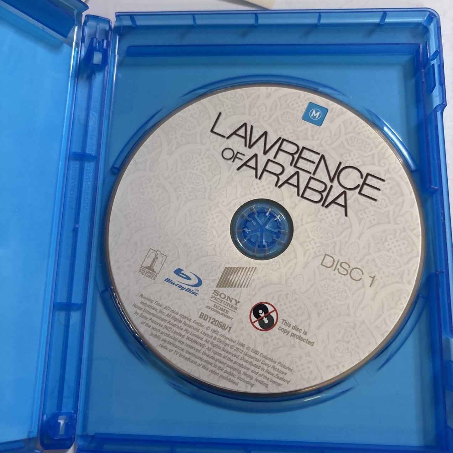 Lawrence Of Arabia (Bluray, 1962) Anthony Quayle, Peter O'Toole All Regions