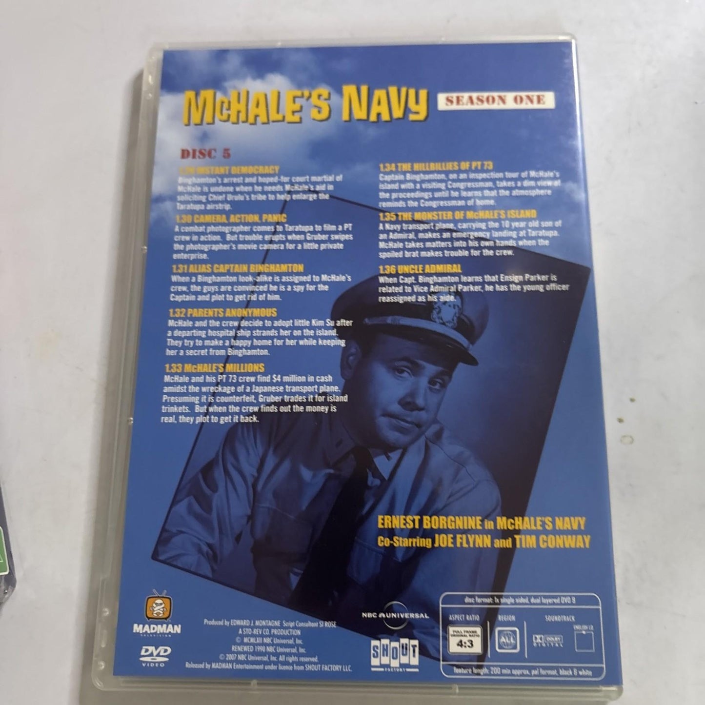 Mchale's Navy : Season 1 (DVD, 1962) All Regions