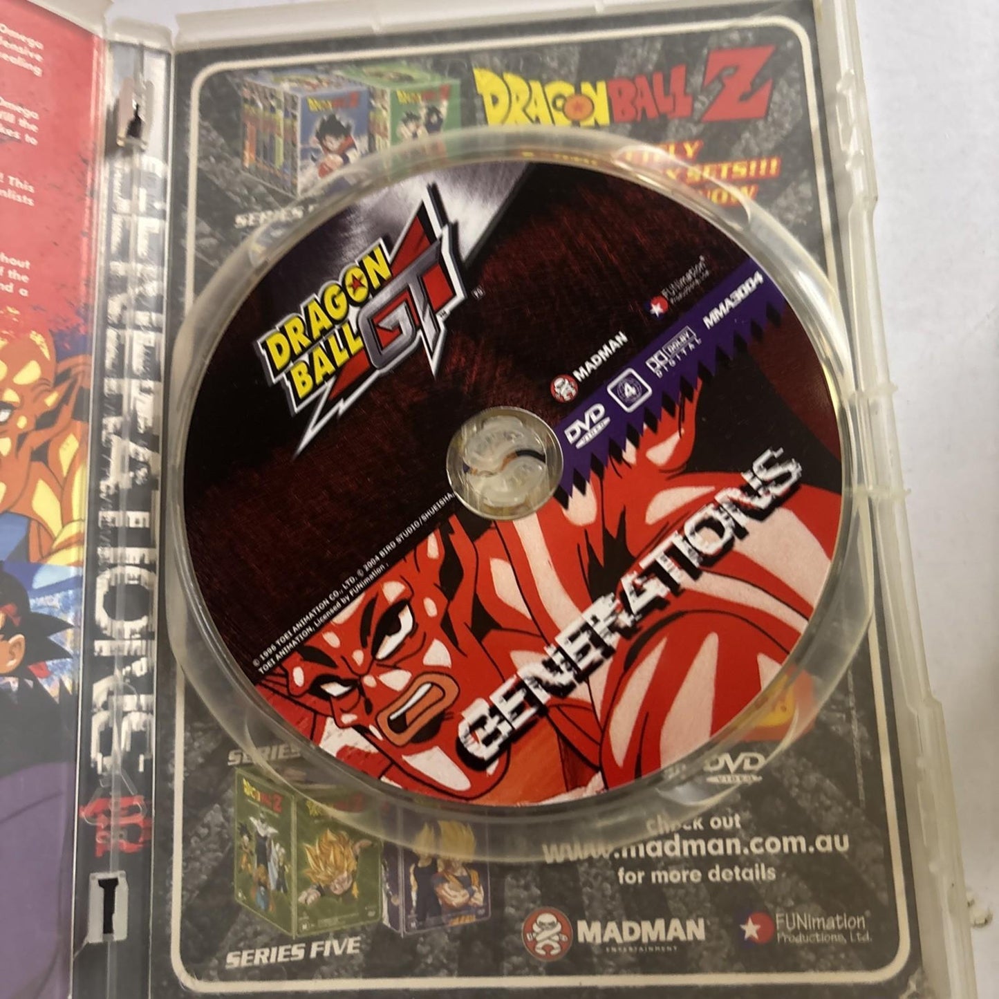 Dragon Ball GT 15 - Generations (DVD, 2003) Region 4