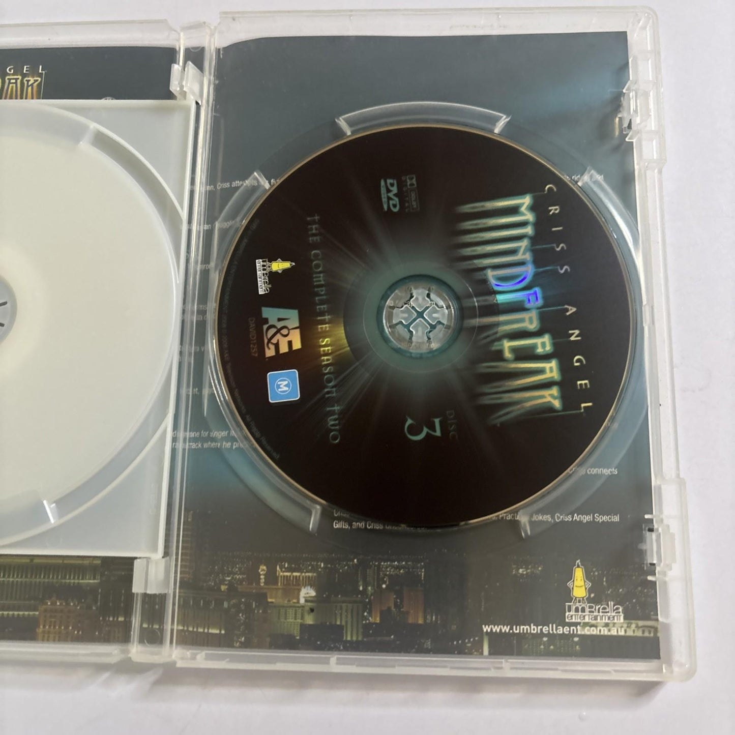 Criss Angel - Mindfreak : Season 2 (DVD, 2005) Region 4