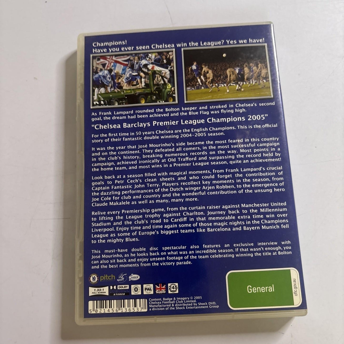Chelsea - Season Review 2004-2005 (DVD, 2005) All Regions NEW