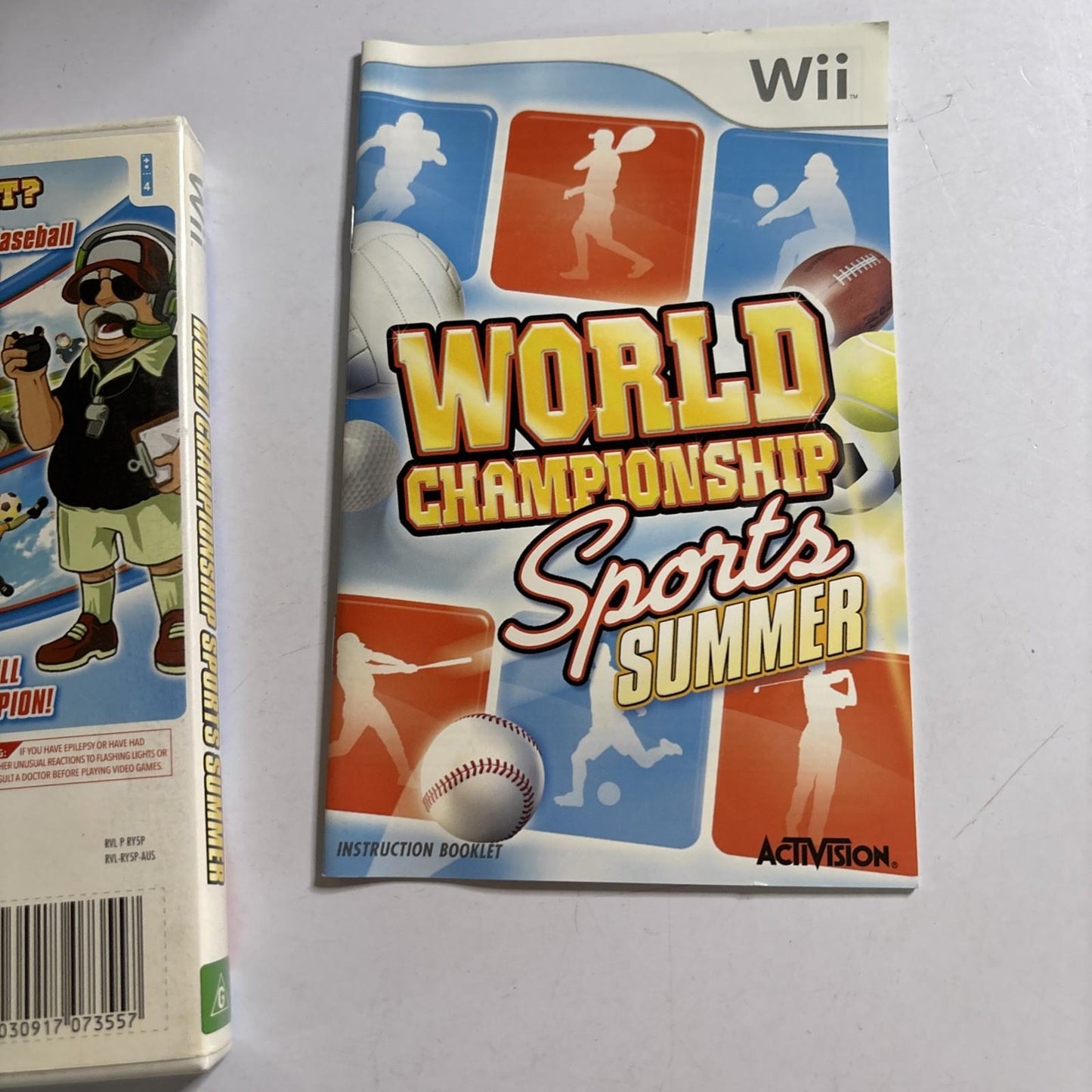 World Championship Sports Summer - Nintendo Wii - PAL Manual