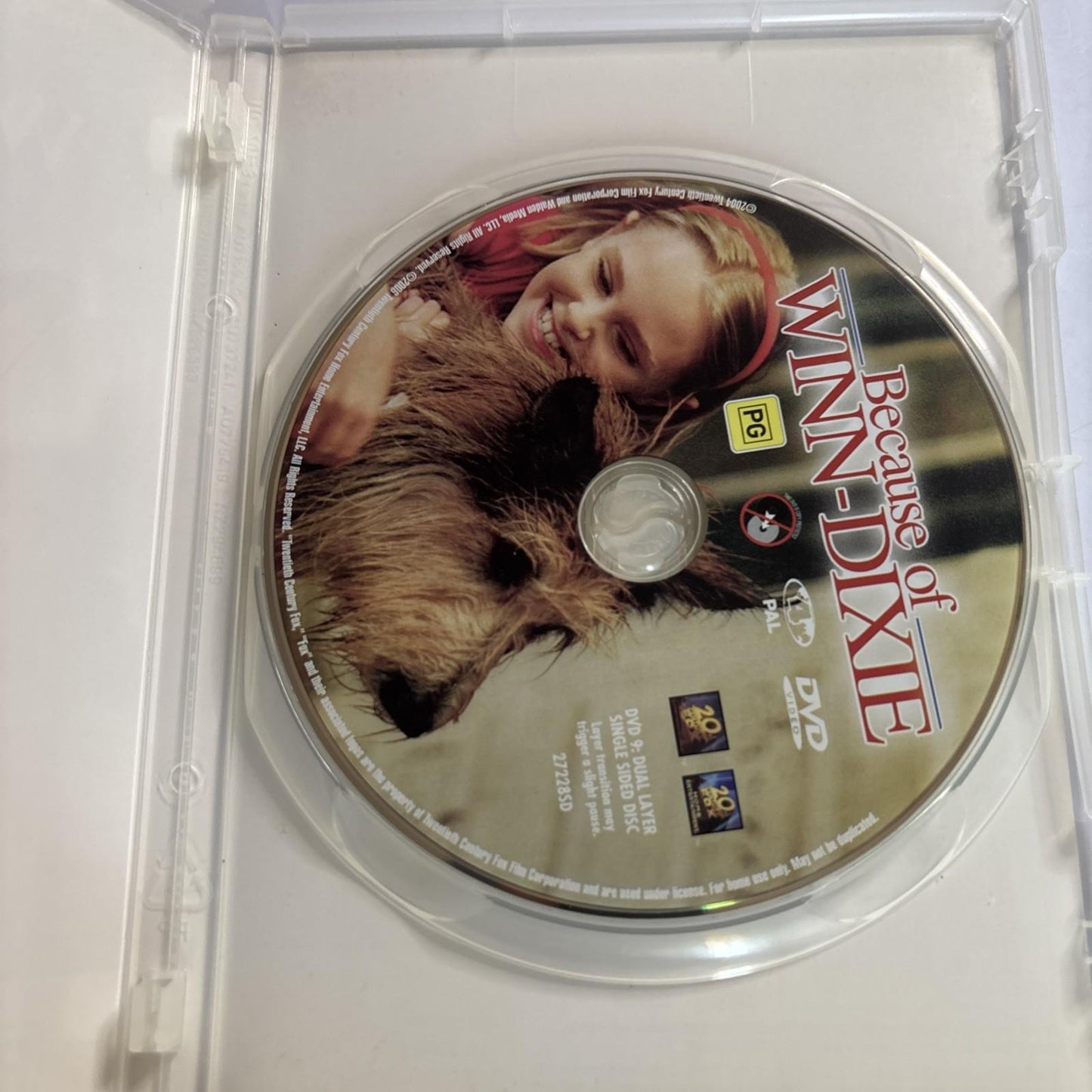 Because of Winn-Dixie (DVD, 2005) Region 4