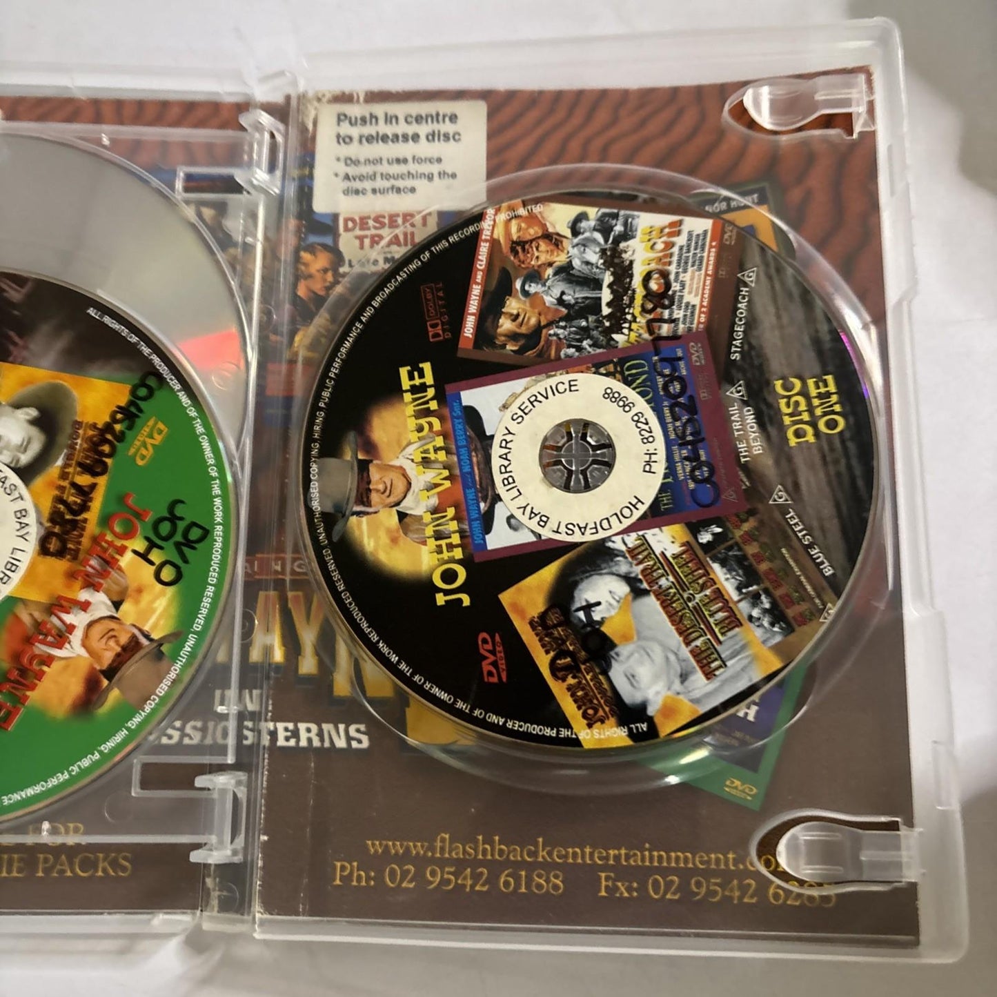 John Wayne In Ten Classic Westerns DVD All Regions Ex-Library