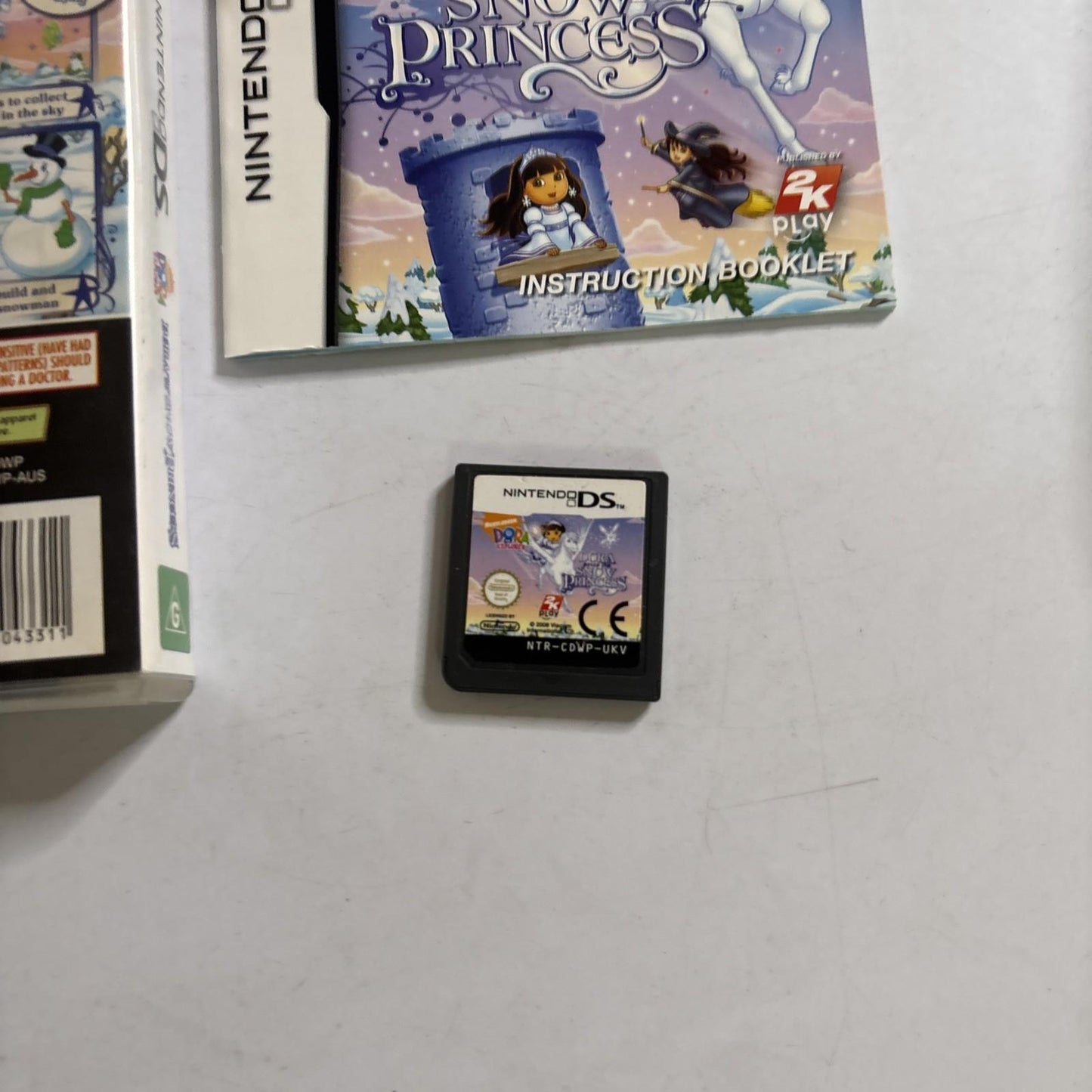 Dora The Explorer: Dora Saves The Snow Princess Nintendo DS Manual