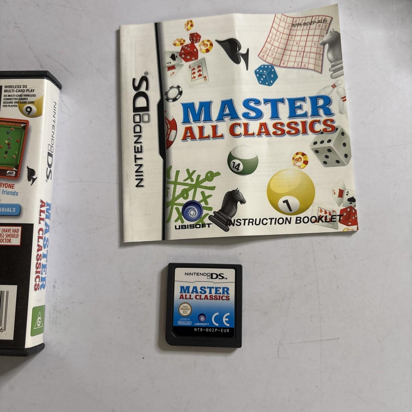 Master All Classics Nintendo DS Game Complete with Case & Manual