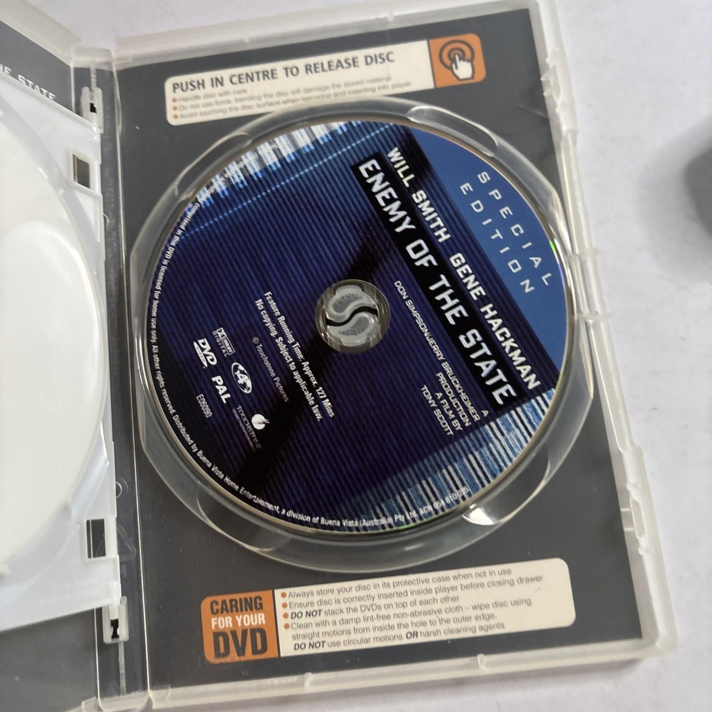 Armageddon / Enemy of the State (DVD, 1998) Bruce Willis, Will Smith Region 4