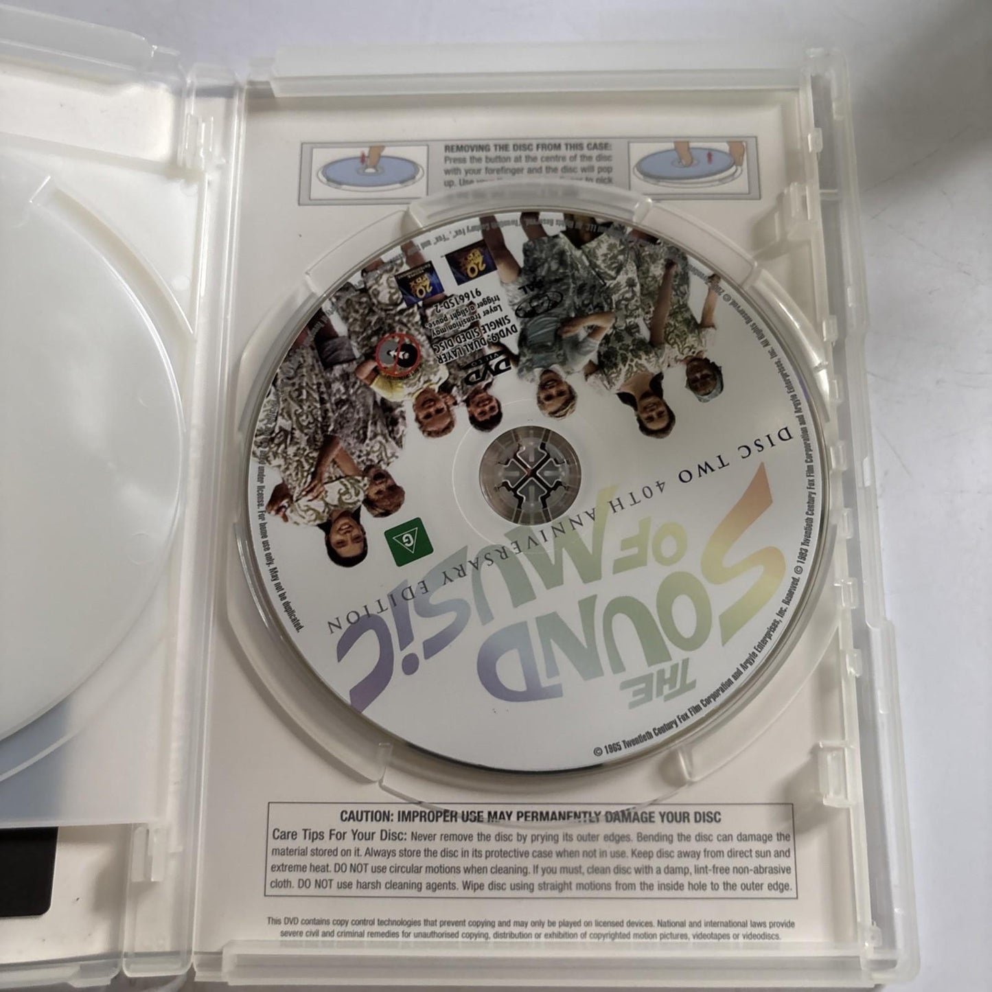 The Sound of Music 40th Anniversary DVD 2 Discs - Musical - Region 4