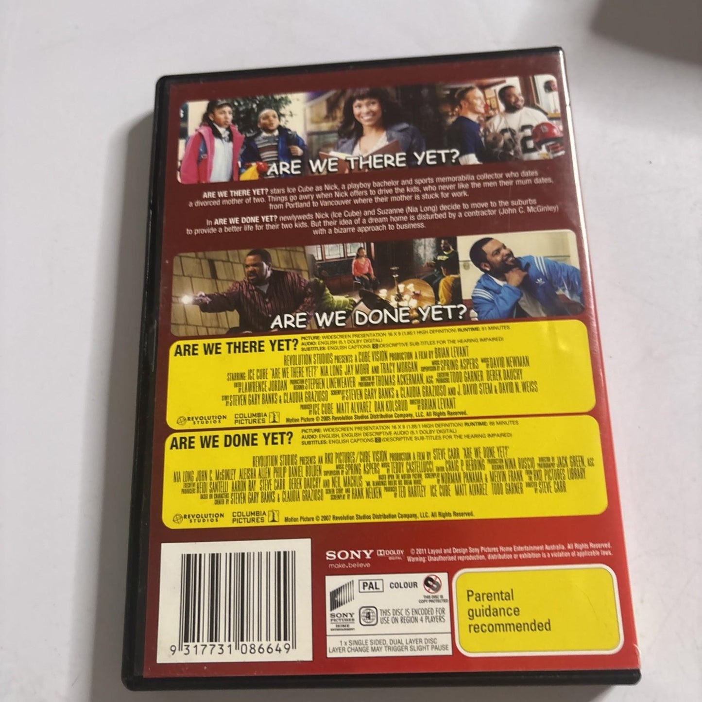 Are We there Yet? / Are We Done Yet? (DVD, 2011) Ice Cube Region 4