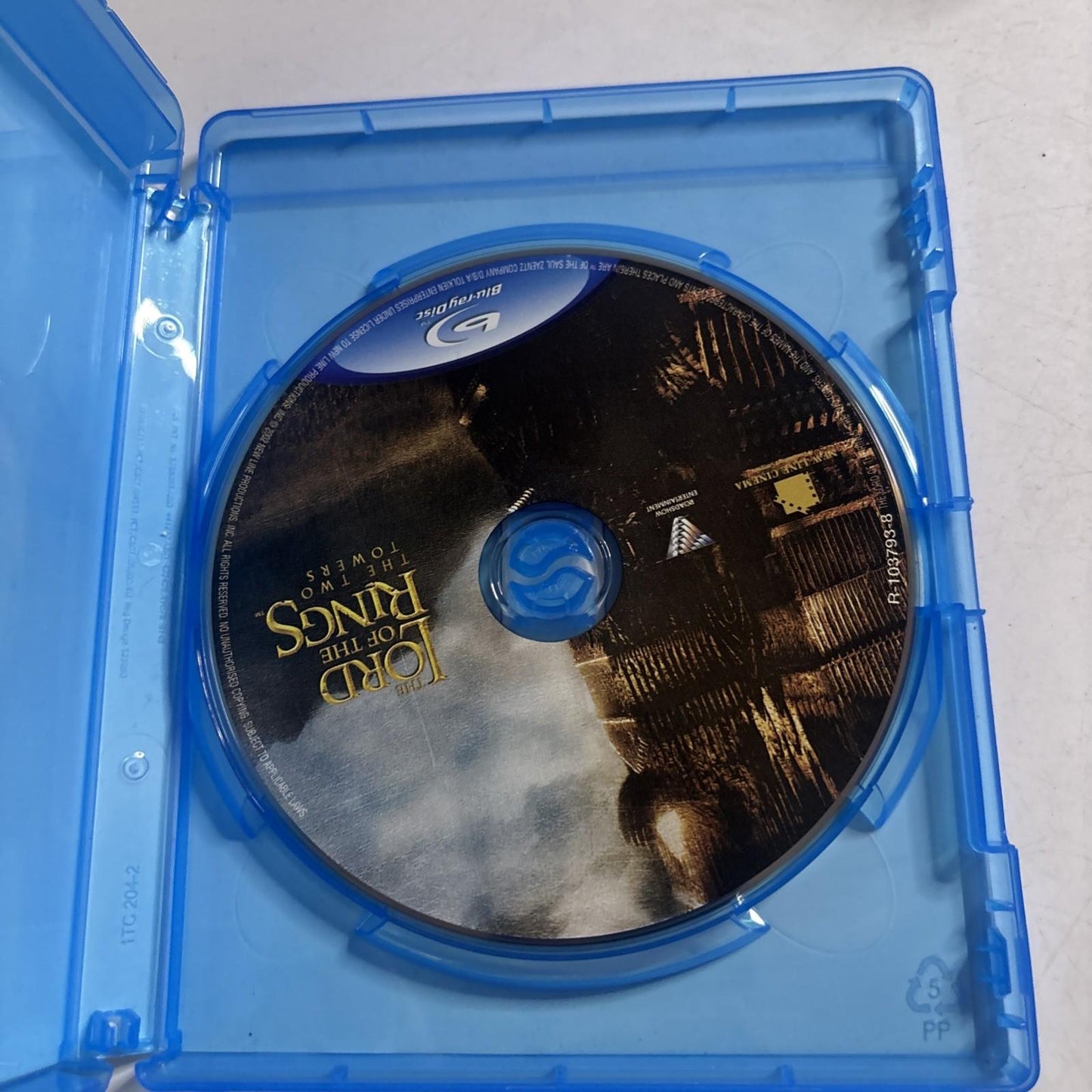 The Lord of the Rings - The Two Towers (Blu-ray, 2002) Region B