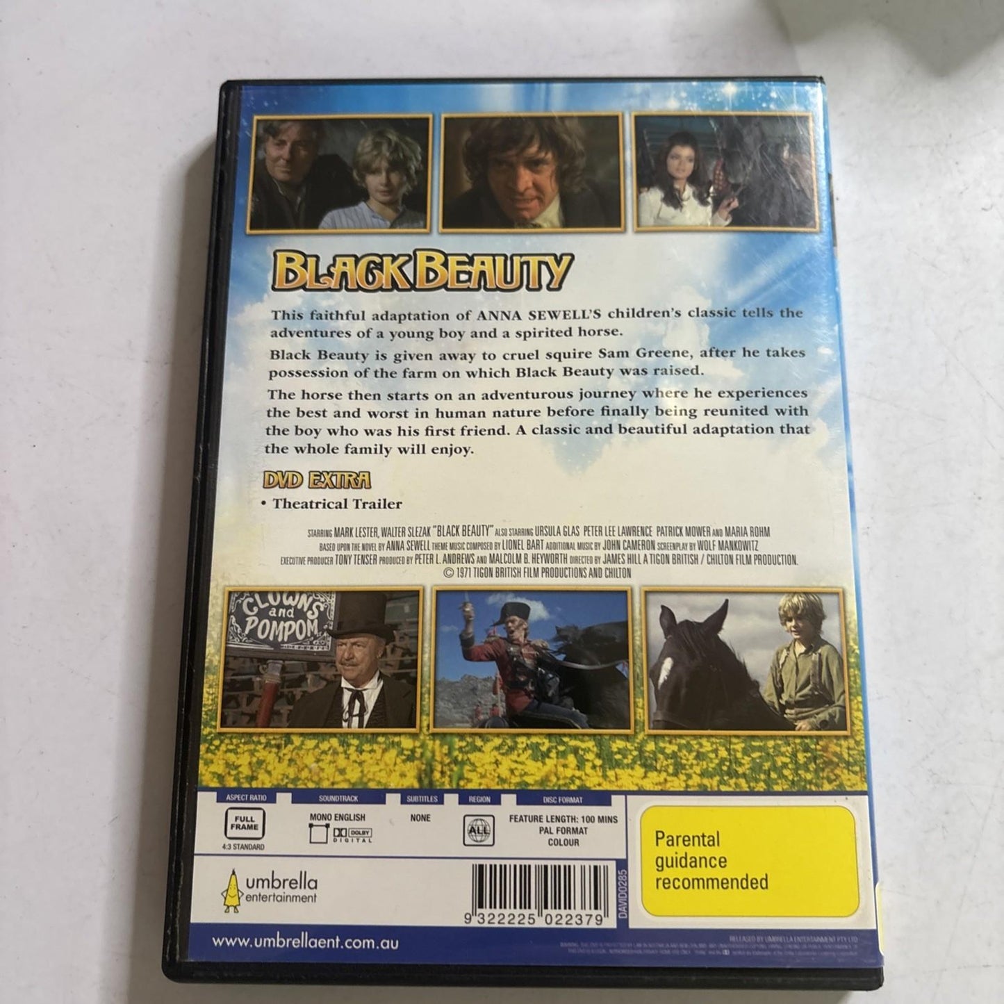 Black Beauty (DVD, 1971) All Regions NEW