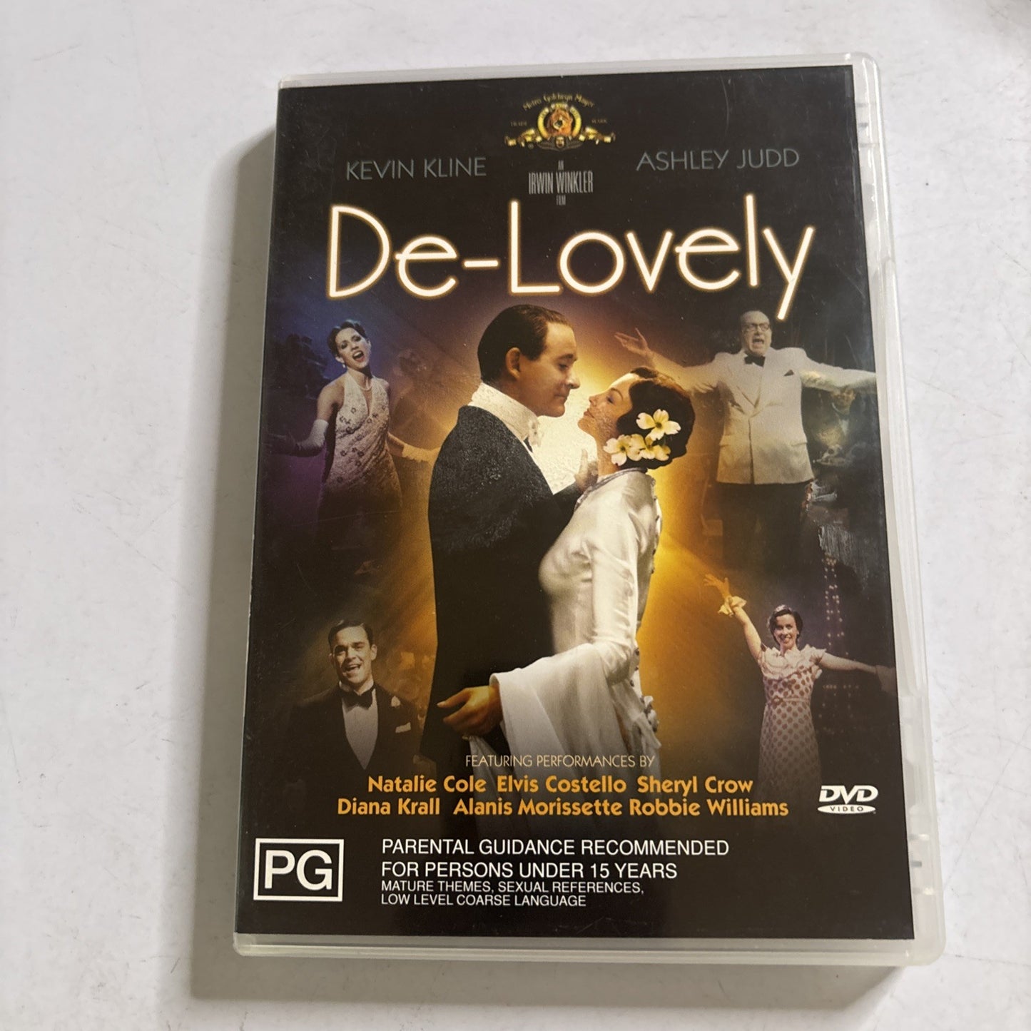 De-Lovely (DVD, 2004) Kevin Kline, Ashley Judd Region 4