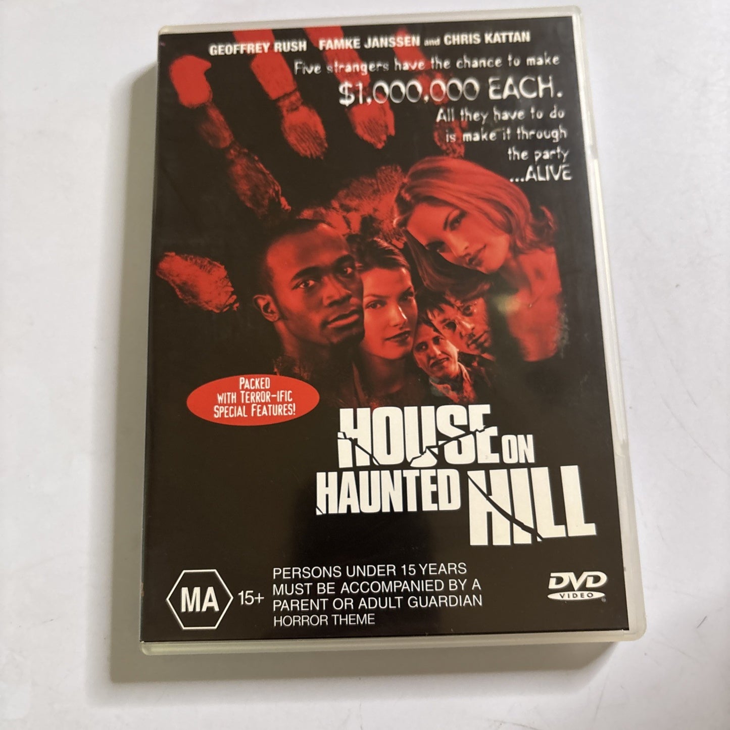 House on Haunted Hill (DVD, 1999) Geoffrey Rush Region 4