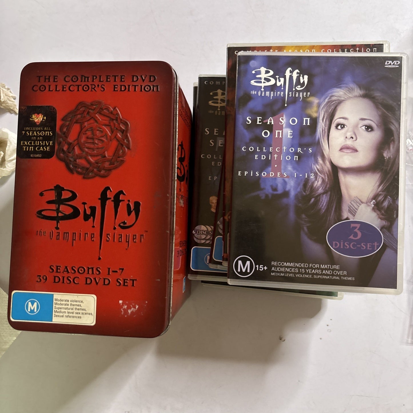 Buffy the Vampire Slayer : Season 1 2 3 4 5 6 7 Steel Box (DVD, 1996) Region 4