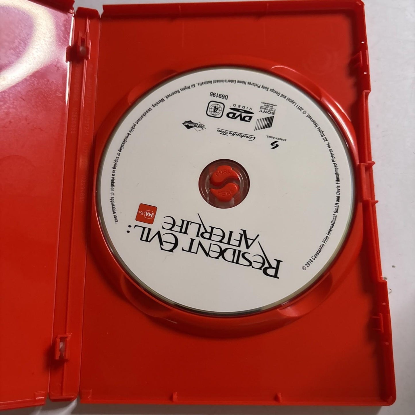 Resident Evil: Afterlife (DVD, 2010) Milla Jovovich Region 4