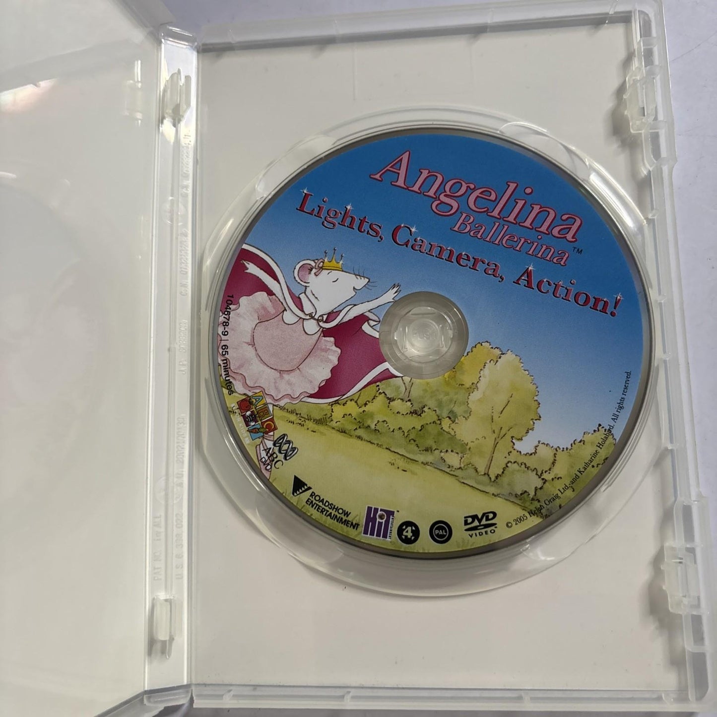 Angelina Ballerina Lights Camera Action DVD Region 4 ABC For Kids