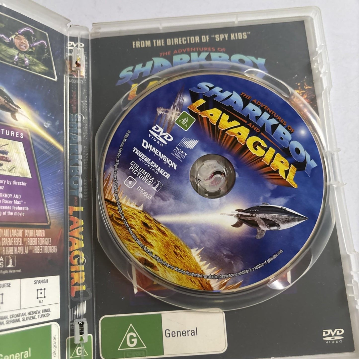 The Adventures of Shark Boy and Lava Girl (DVD, 2005) Region 4