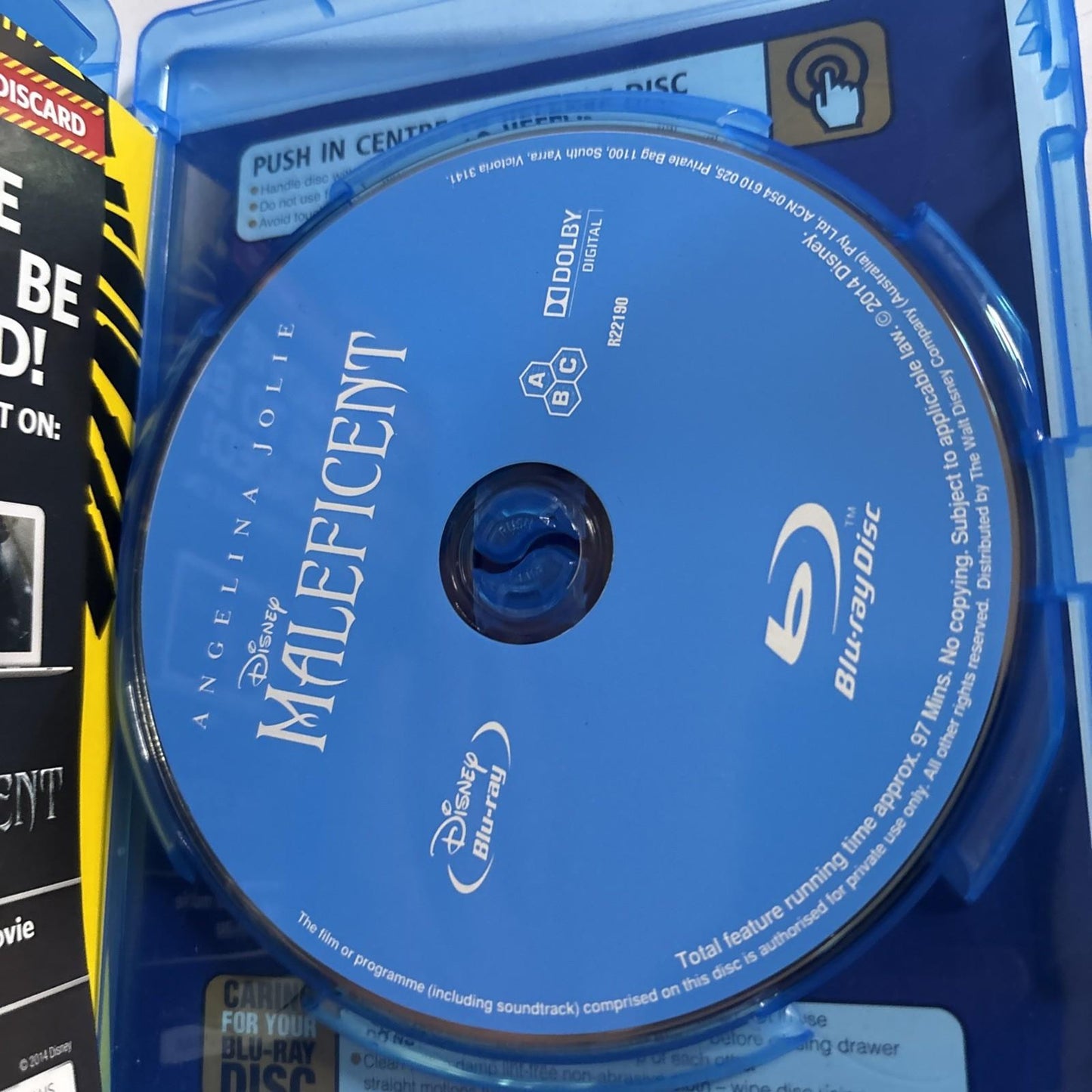 Maleficent (Blu-ray, 2014) Angelina Jolie All Regions