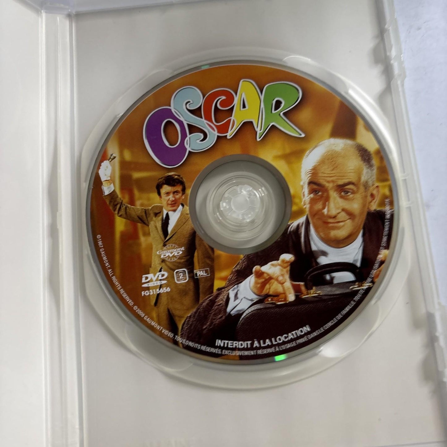 Oscar (DVD, 1967) Louis De Funes French Film Region 2