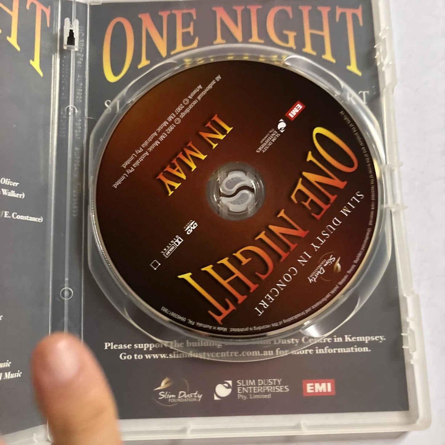 Slim Dusty - One Night in May (DVD, 2007) All Regions